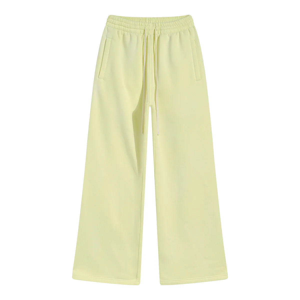 Autumn and winter 2024 new splash ink white spray-dyed loose plus velvet joggers