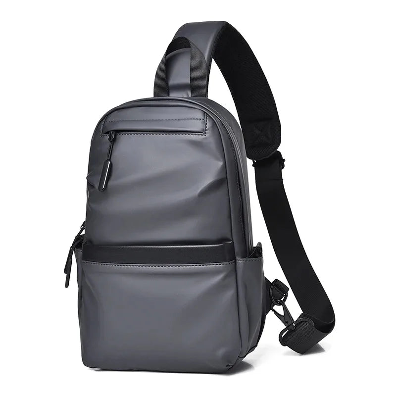 Men Portable Chest Bag Trendy Street New Messenger Bag Men Sports Large Capacity Diagonal Crossbody Bag Universal Shoulder Bag