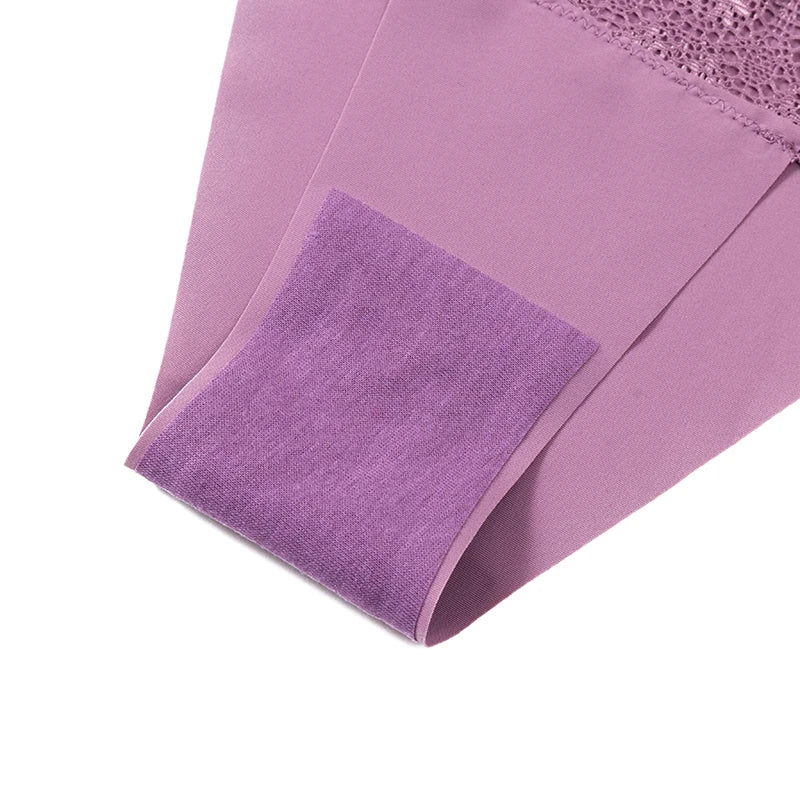 Women's Seamless Briefs Sexy Lace Panties Temptation Female Underwear Low-Waist Elasticity Fashion Lingerie for Women Underpants