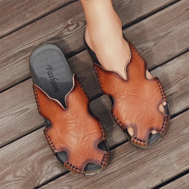 Men's Summer Sandals for Men Shoes Comfortable Man Sandal Low Price Shoe Replicas Luxury Brands Shoes Casual Sneakers Slippers
