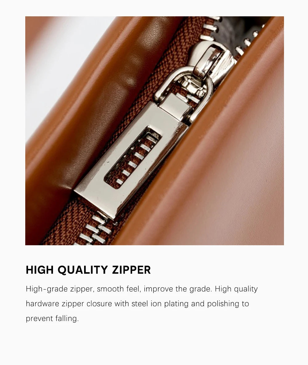 Zency 2024 New Luxury Handbag Fashion Women Leather Shoulder Bag Ladies Underarm Bag Sac De Femme Red Bride Wedding Bags