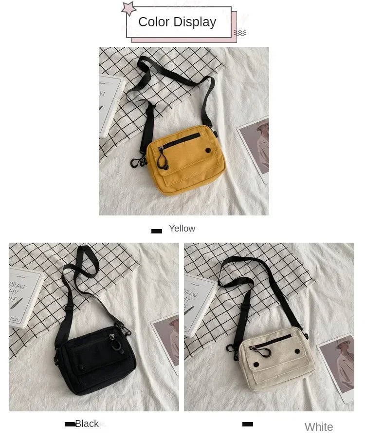 Bags for Women 2022 Women Pure Color Casual Tote Outdoor Bag Canvas Handbag Zipper Shoulder Bag Luxury Bag Bolsas Femininas