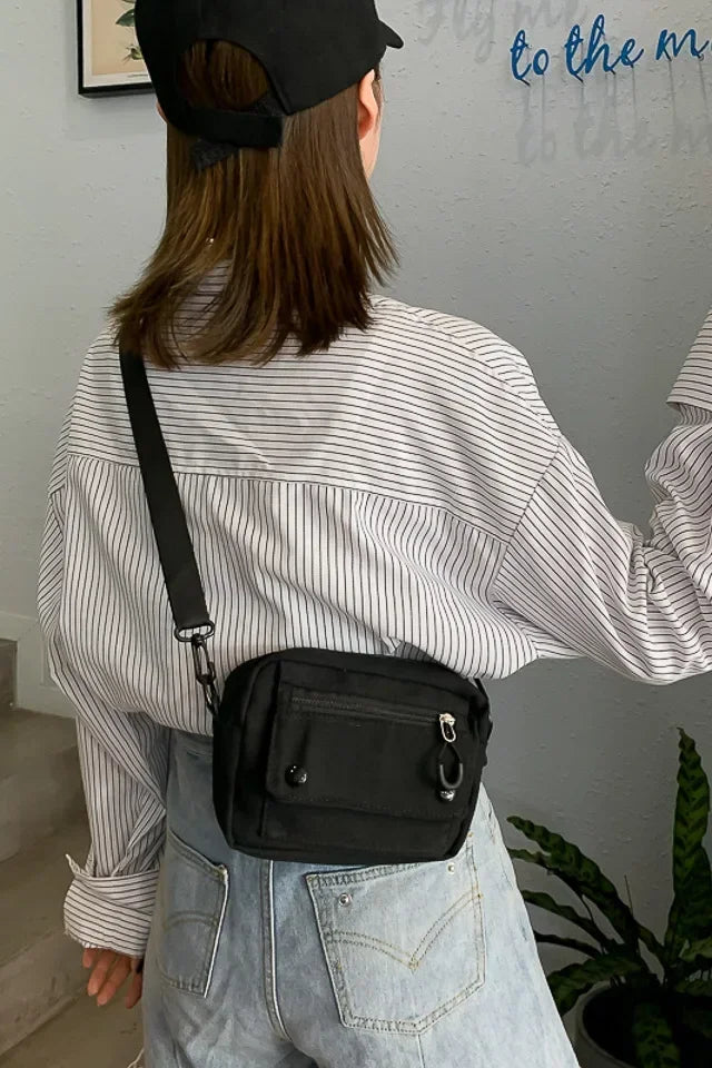 Bags for Women 2022 Women Pure Color Casual Tote Outdoor Bag Canvas Handbag Zipper Shoulder Bag Luxury Bag Bolsas Femininas
