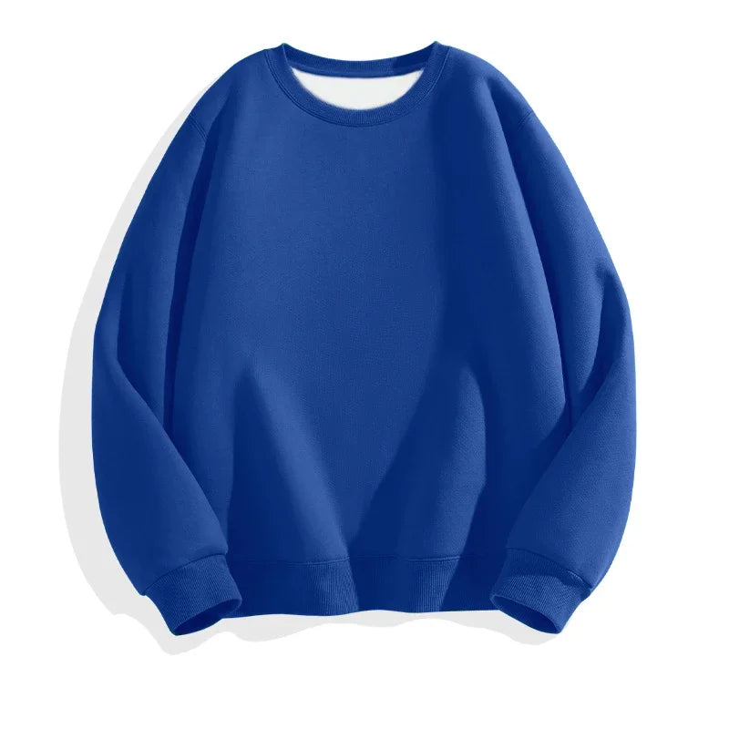 LEGIBLE 2025 Autumn Winter Woman's Hoodies Oversize Female Loose Solid Thicken Fleece Warm Women Sweatshirts Lady