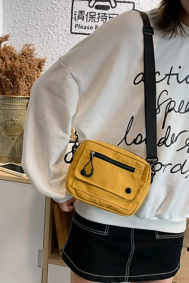 Bags for Women 2022 Women Pure Color Casual Tote Outdoor Bag Canvas Handbag Zipper Shoulder Bag Luxury Bag Bolsas Femininas