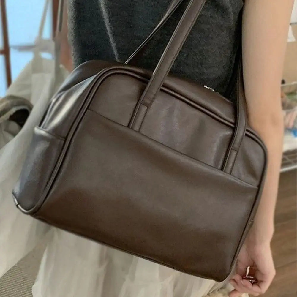 Fashion PU Leather Shoulder Bag Large Capacity Crossbody Bags Tote Bag Women Handbags