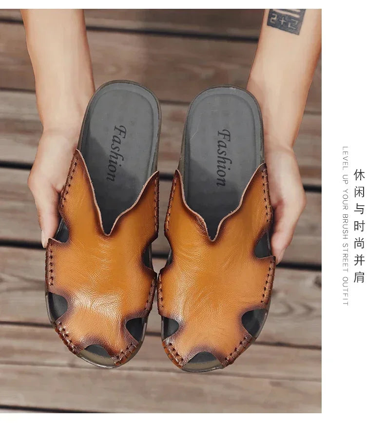 Men's Summer Sandals for Men Shoes Comfortable Man Sandal Low Price Shoe Replicas Luxury Brands Shoes Casual Sneakers Slippers