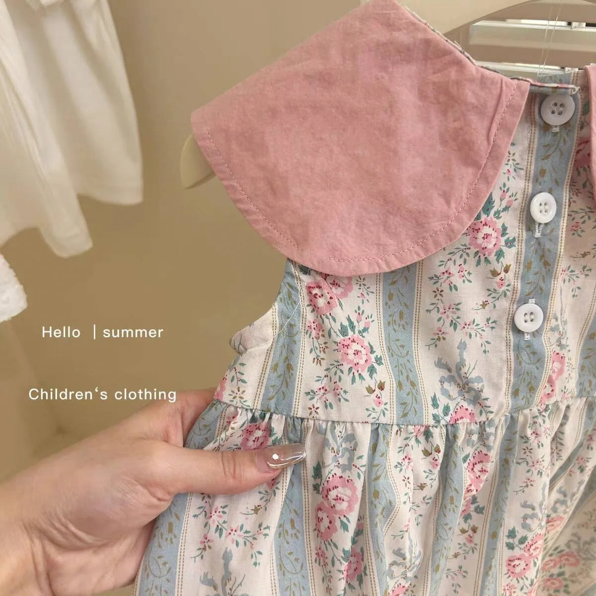 Baby Girl Dresses Summer Floral Cute Girl Princess Dresses Sweet Girls Clothing