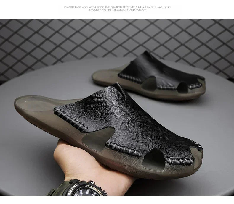 Men's Summer Sandals for Men Shoes Comfortable Man Sandal Low Price Shoe Replicas Luxury Brands Shoes Casual Sneakers Slippers