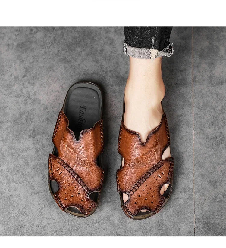 Men's Summer Sandals for Men Shoes Comfortable Man Sandal Low Price Shoe Replicas Luxury Brands Shoes Casual Sneakers Slippers