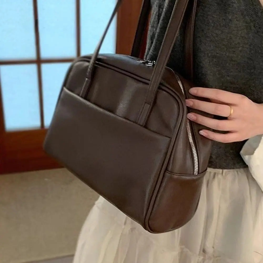 Fashion PU Leather Shoulder Bag Large Capacity Crossbody Bags Tote Bag Women Handbags