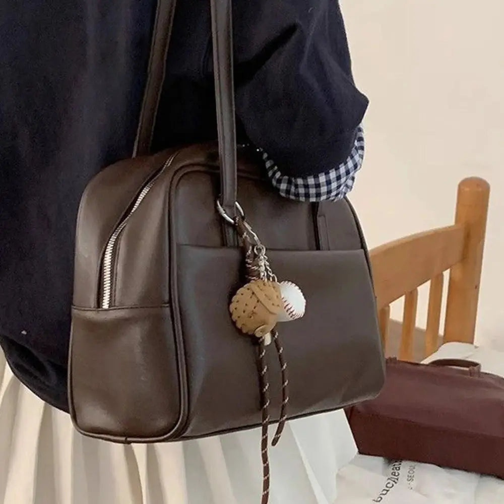 Fashion PU Leather Shoulder Bag Large Capacity Crossbody Bags Tote Bag Women Handbags