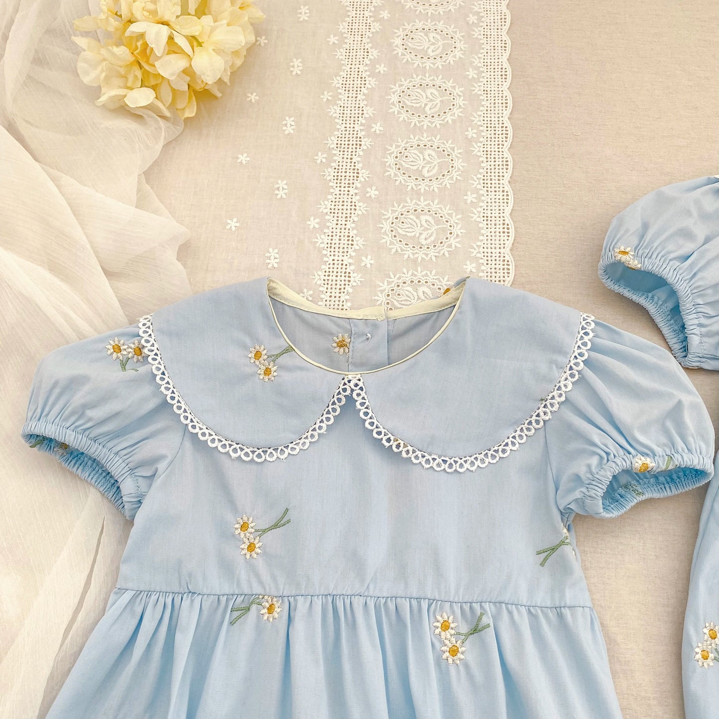 New Summer Newborn Clothes Kids Baby Girls Rompers 4 Colors New Infant Kids Baby Girls Embroider Flower Baby Rompers Clothes