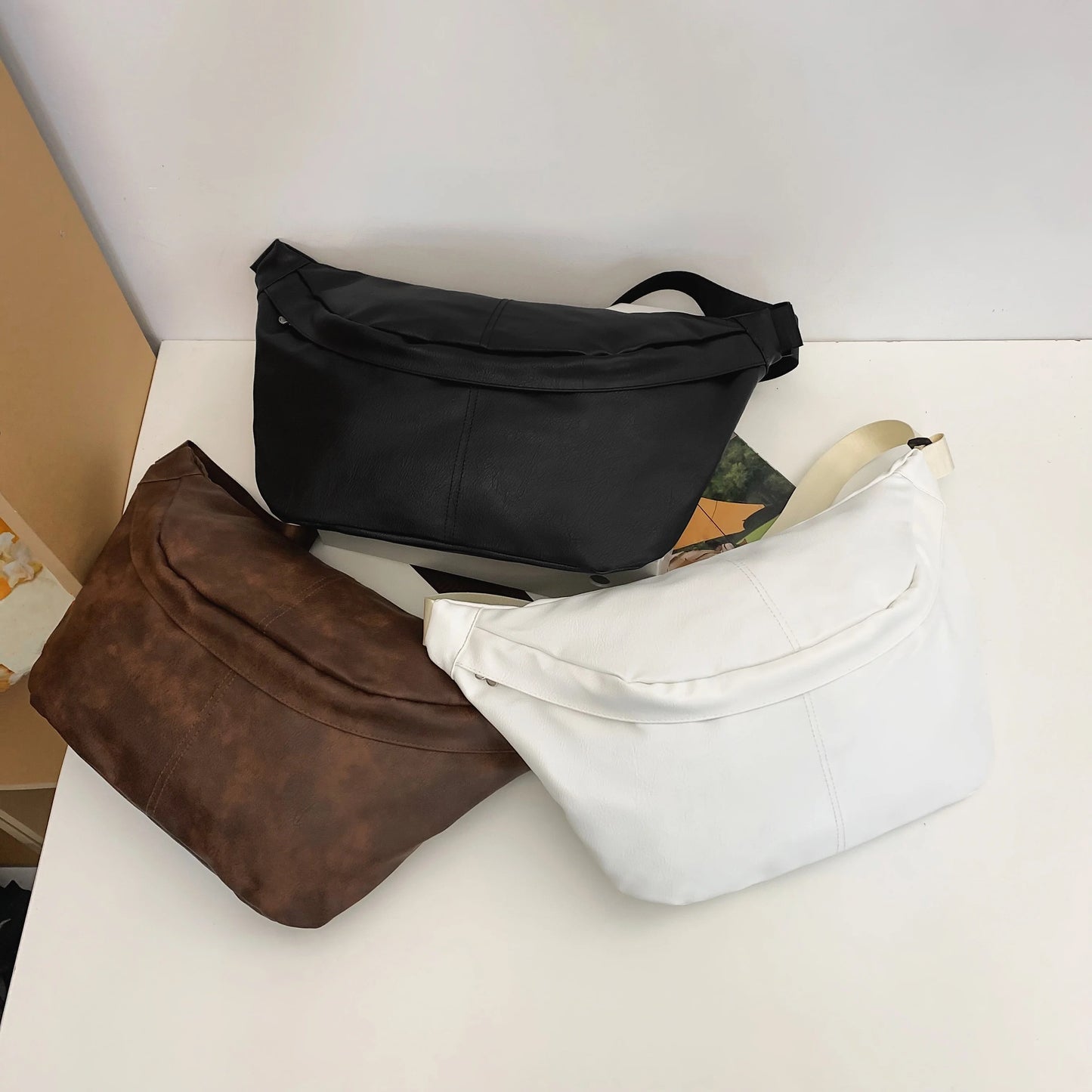Men's Chest Bag Casual Simple Large-Capacity Crossbody Bag Men's Travel Men's Motorcycle Cycling Bag Daily Sports Fitness Free Shipping Messenger Bag