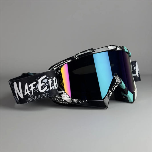 Newest Motorcycle Goggles For Men Motocross Sunglasses Safety Protective MX Night Vision Helmet Goggles vintage Driving Glasses
