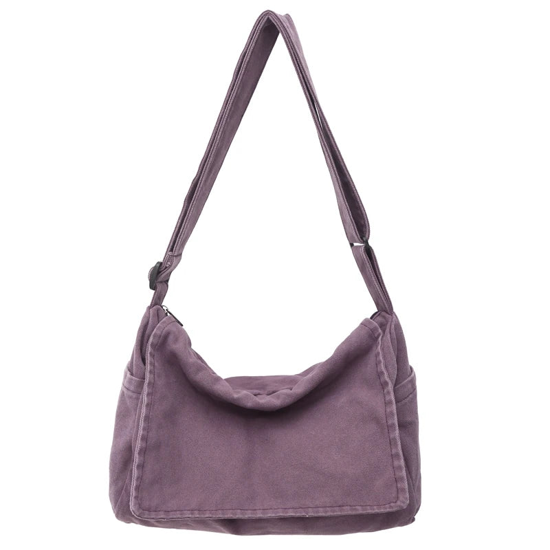 Men'S Minimalist Large Capacity Messenger Bag, Casual Shoulder Bag, Suitable for Vacation, Outdoor Activities, Daily Commuting