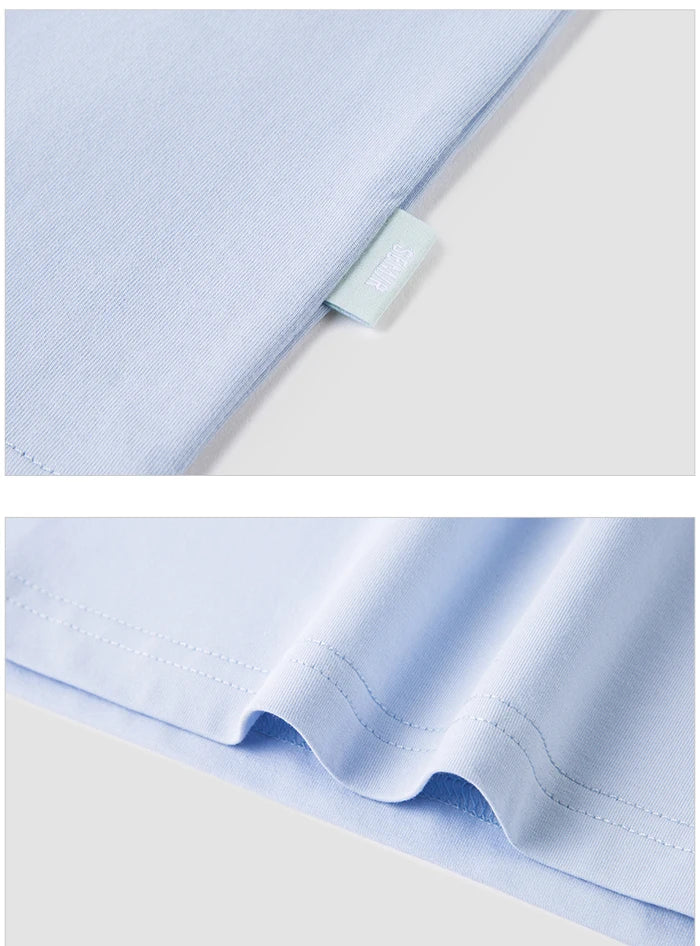 Semir Short Sleeve T-Shirt Men 2024 Summer New Simple Solid Colour Top Slim Pullover Summer Clothing T Shirt