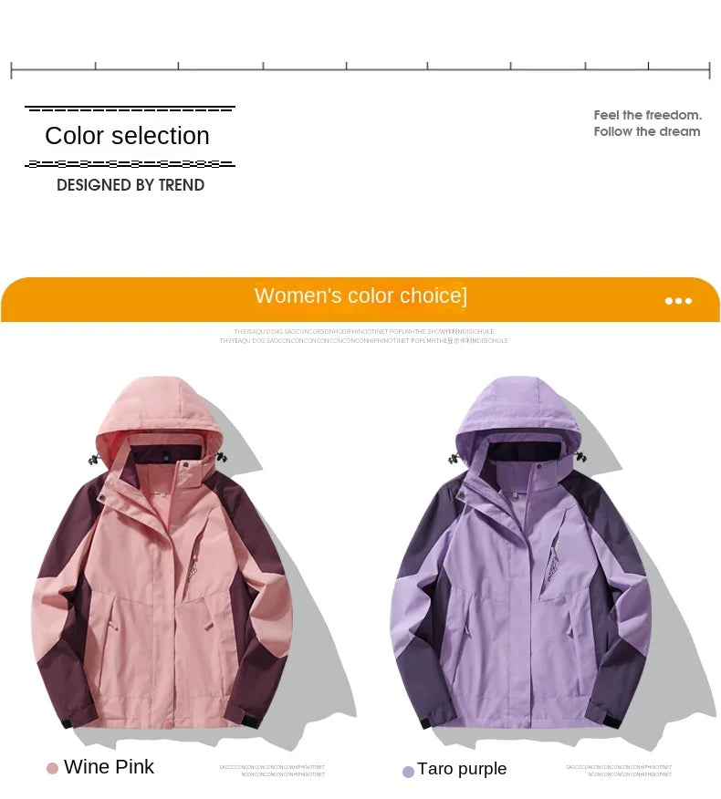 Spring Autumn Fashion Trend High Quality Versatile Windproof Waterproof Outdoor Couple Sports Leisure Mountaineering Clothing