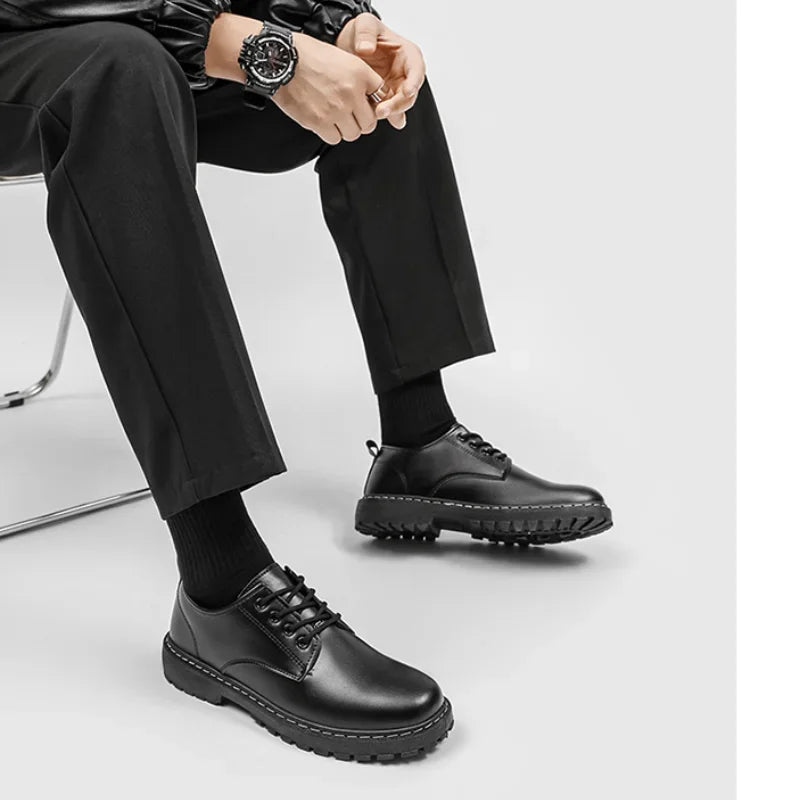 Fashion Gentleman Shoes Luxury Men White Versatile Dress Shoes Summer Sports Shoes Men Casual Leather