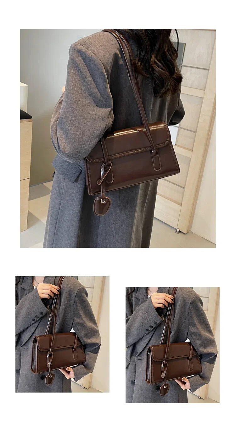 Large Capacity Underarm Bag Women 2025 New High Sense Women Versatile Autumn and Winter Fashion Popular Portable Shoulder Bag