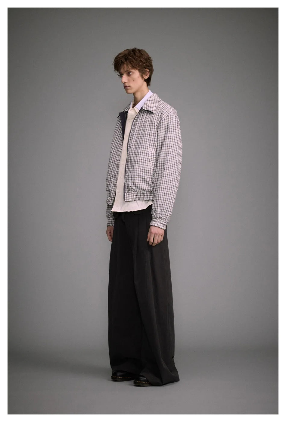 Japanese Streetwear Fashion Show Overalls Men's Loose Vintage Straight Casual Pure Cotton Wide-leg Baggy Pants Cargo Trousers