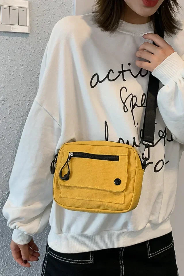 Bags for Women 2022 Women Pure Color Casual Tote Outdoor Bag Canvas Handbag Zipper Shoulder Bag Luxury Bag Bolsas Femininas