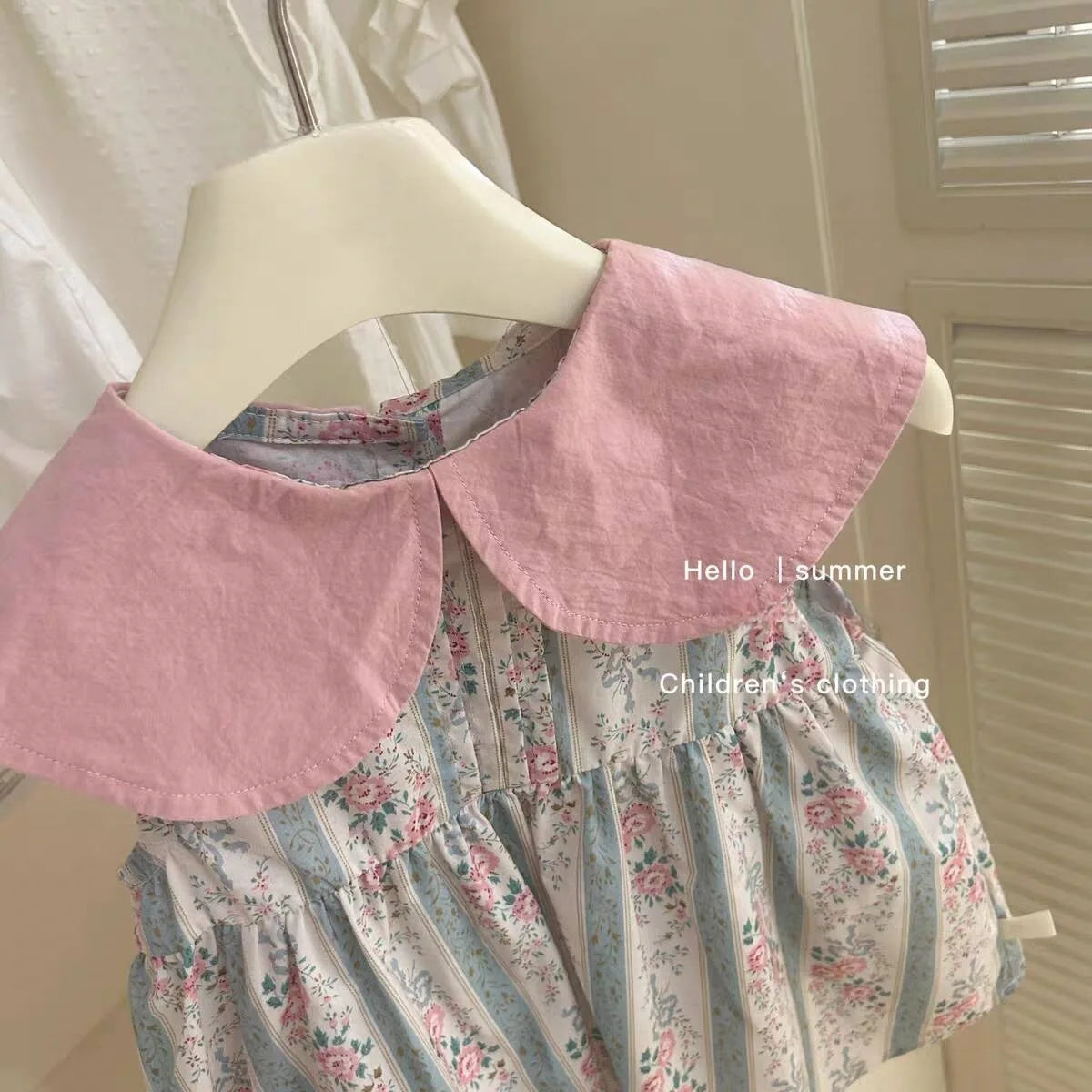 Baby Girl Dresses Summer Floral Cute Girl Princess Dresses Sweet Girls Clothing