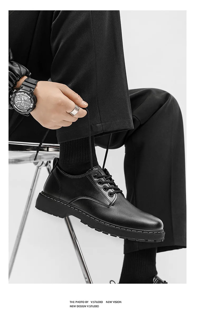 Fashion Gentleman Shoes Luxury Men White Versatile Dress Shoes Summer Sports Shoes Men Casual Leather
