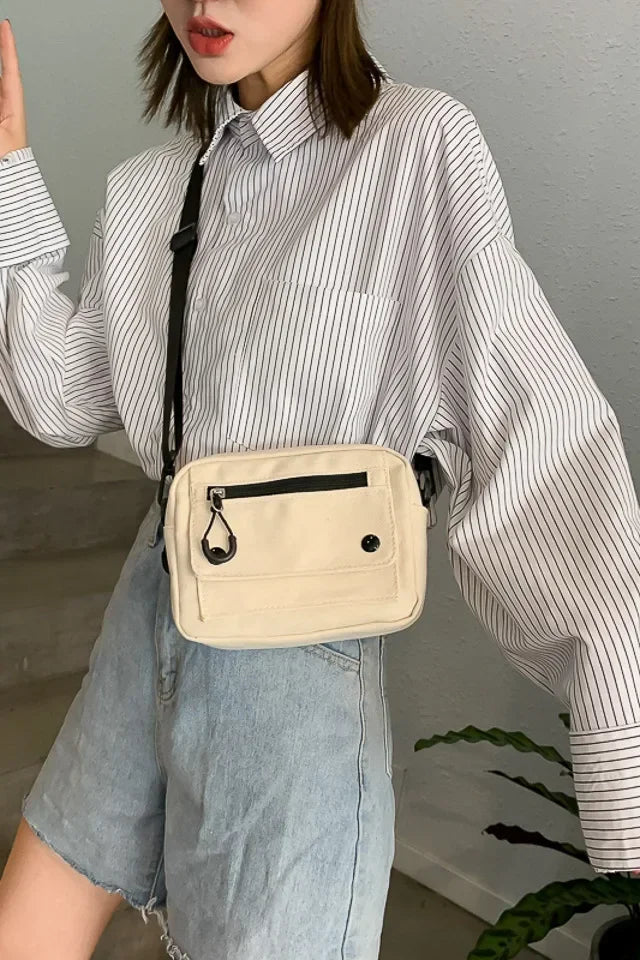 Bags for Women 2022 Women Pure Color Casual Tote Outdoor Bag Canvas Handbag Zipper Shoulder Bag Luxury Bag Bolsas Femininas