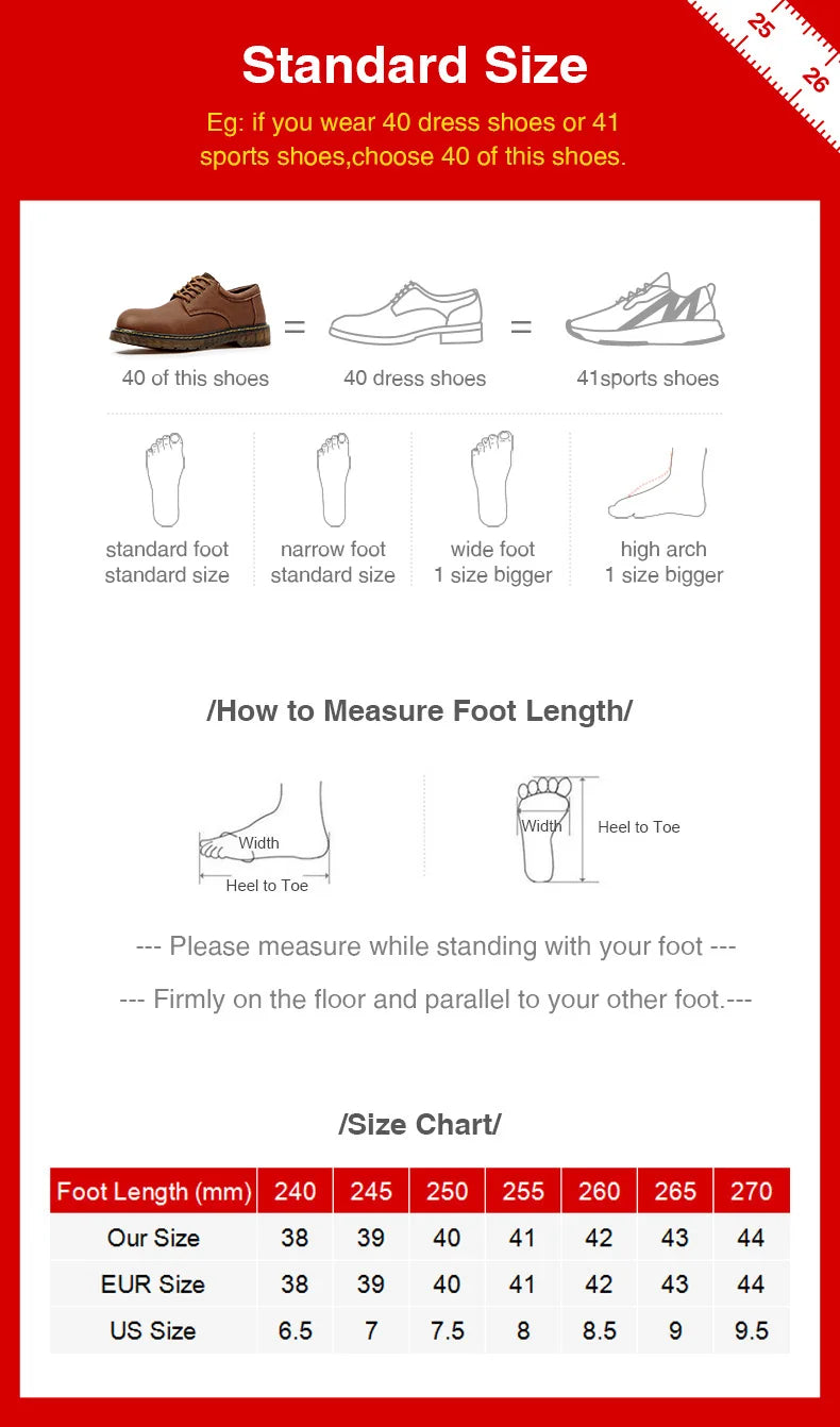 Maden Men's British Genuine Leather Shoes Spring Autumn Outdoor Casual Work Ankle Boots Designer Luxury Low Top Safety Shoes