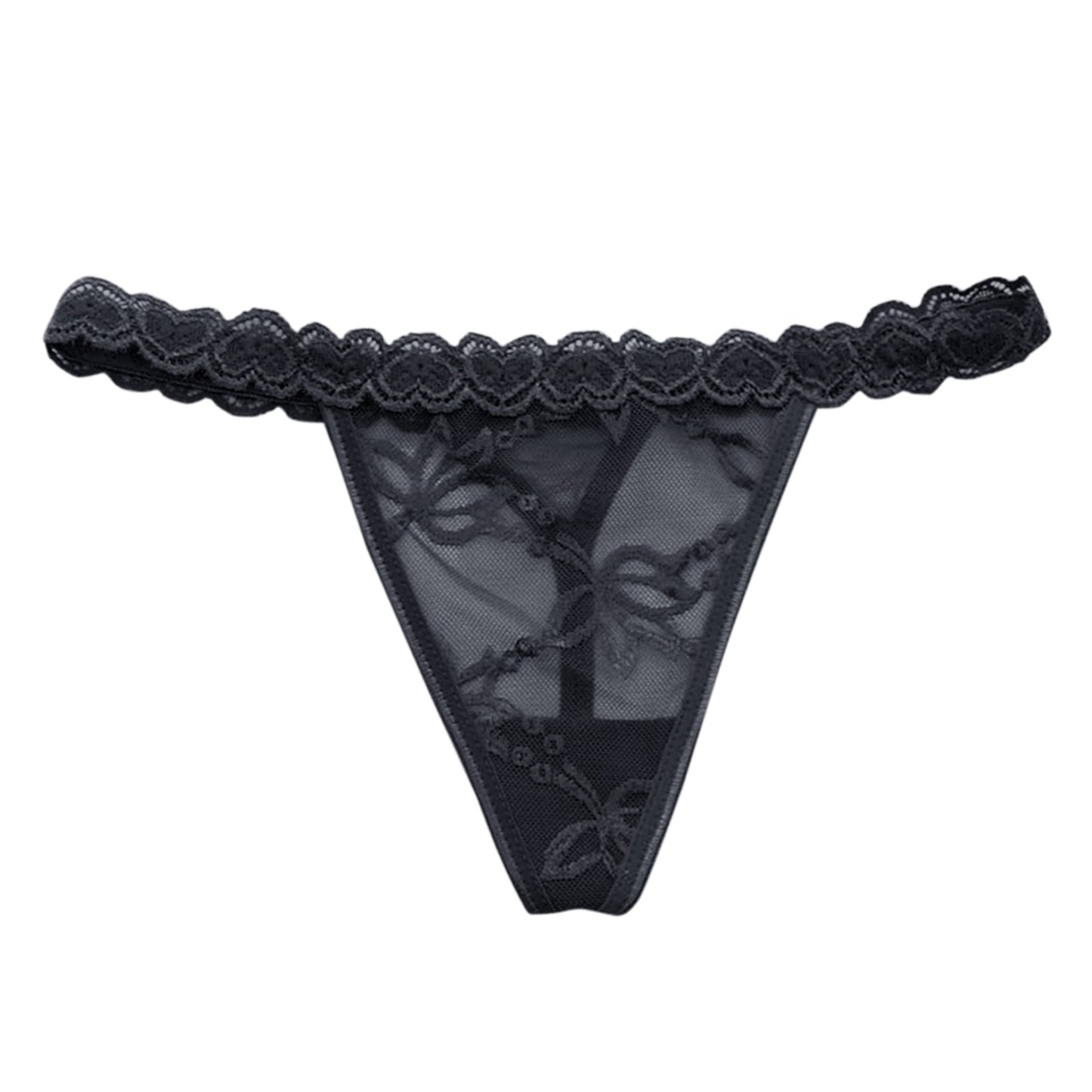 Thongs And G String Solid Low Waist Sexy Women Thong T Pants Highly Elastic Love Lace Panties Erotic Lingerie Women'S Panochas
