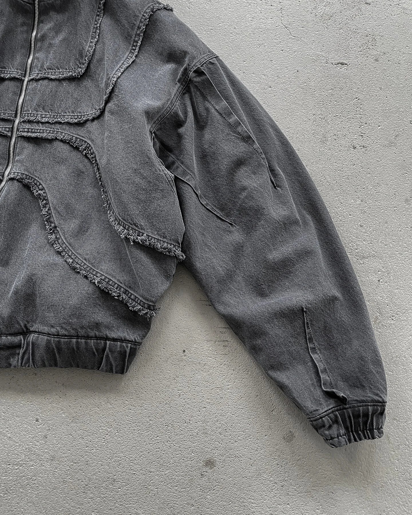 Y2K Denim Jacket American Splicing Style Gothic Vintage Trend Unisex Streetwear Punk High Street Oversized Leisure Zip Up Hoodie