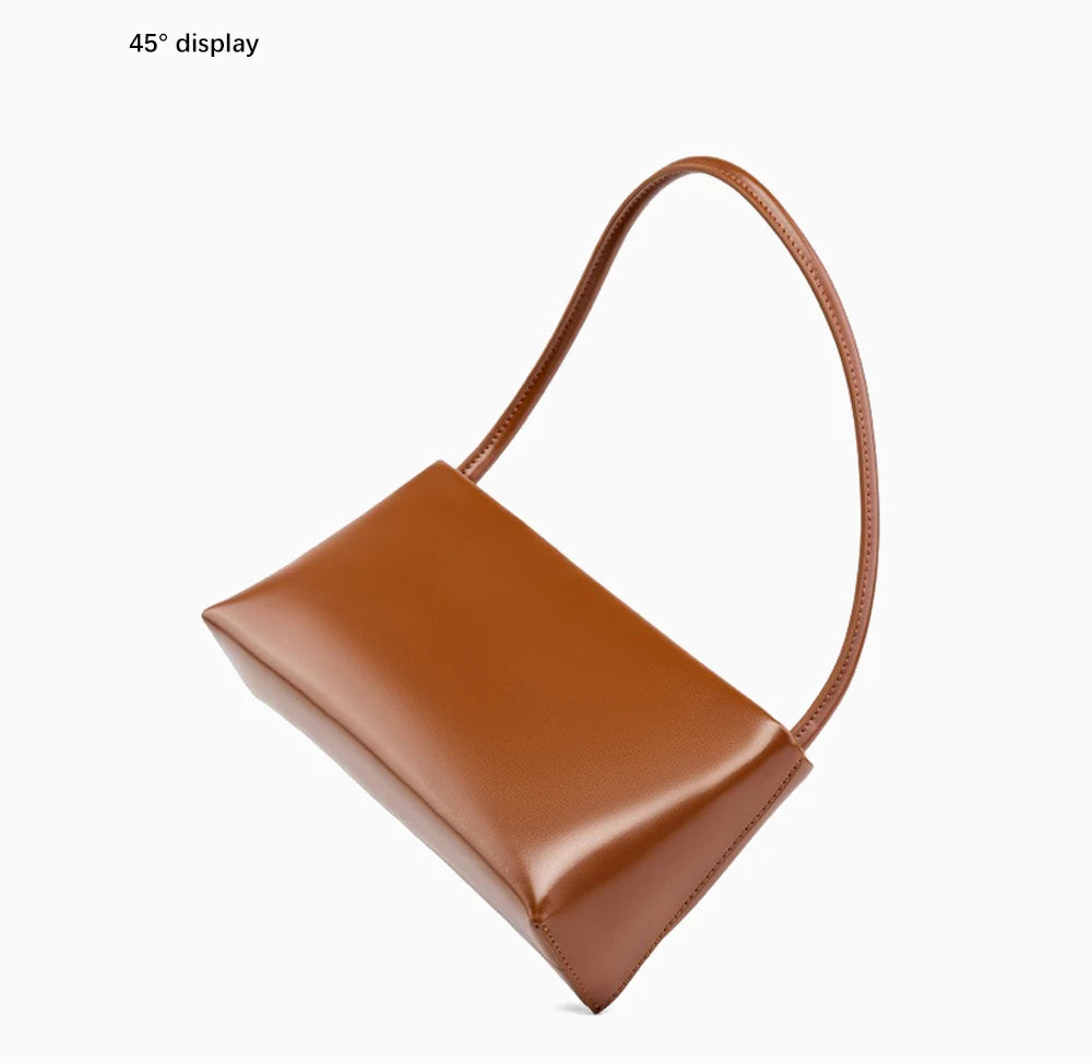 Zency 2024 New Luxury Handbag Fashion Women Leather Shoulder Bag Ladies Underarm Bag Sac De Femme Red Bride Wedding Bags