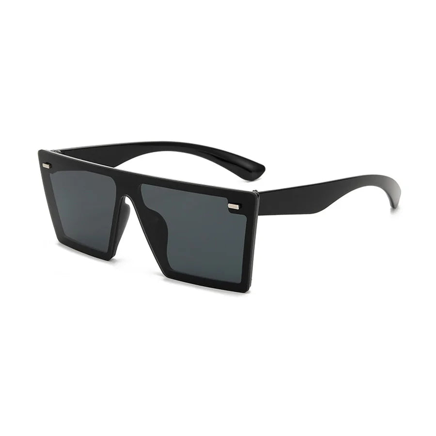 2PCS Oversized Square Frame Casual fashion Ladies Sunglasses retro Style Y2K Street Beach Decoration Glasses