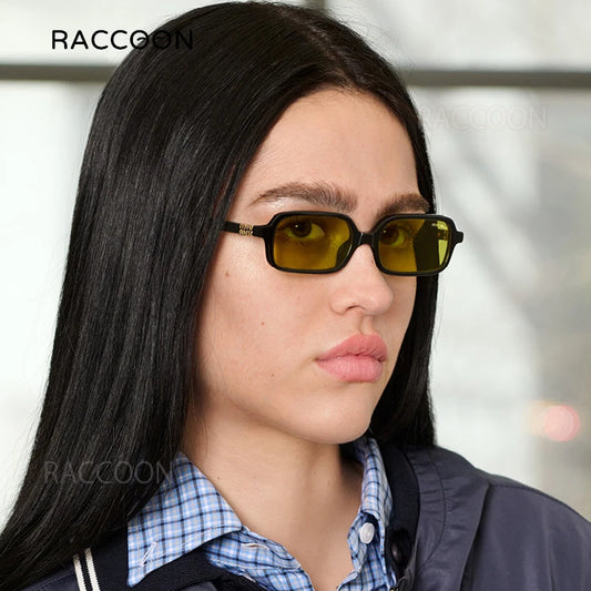 Polarized Small Square Sunglasses Men Women Driving Shades Uv400 Fashion Retro Vintage Sun Glasses Summer Trendy Travel Eyewear