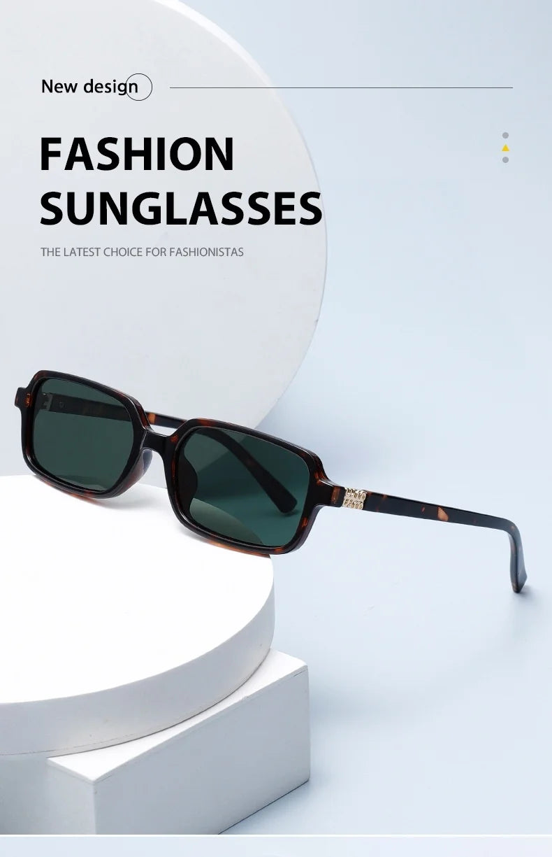 Polarized Small Square Sunglasses Men Women Driving Shades Uv400 Fashion Retro Vintage Sun Glasses Summer Trendy Travel Eyewear
