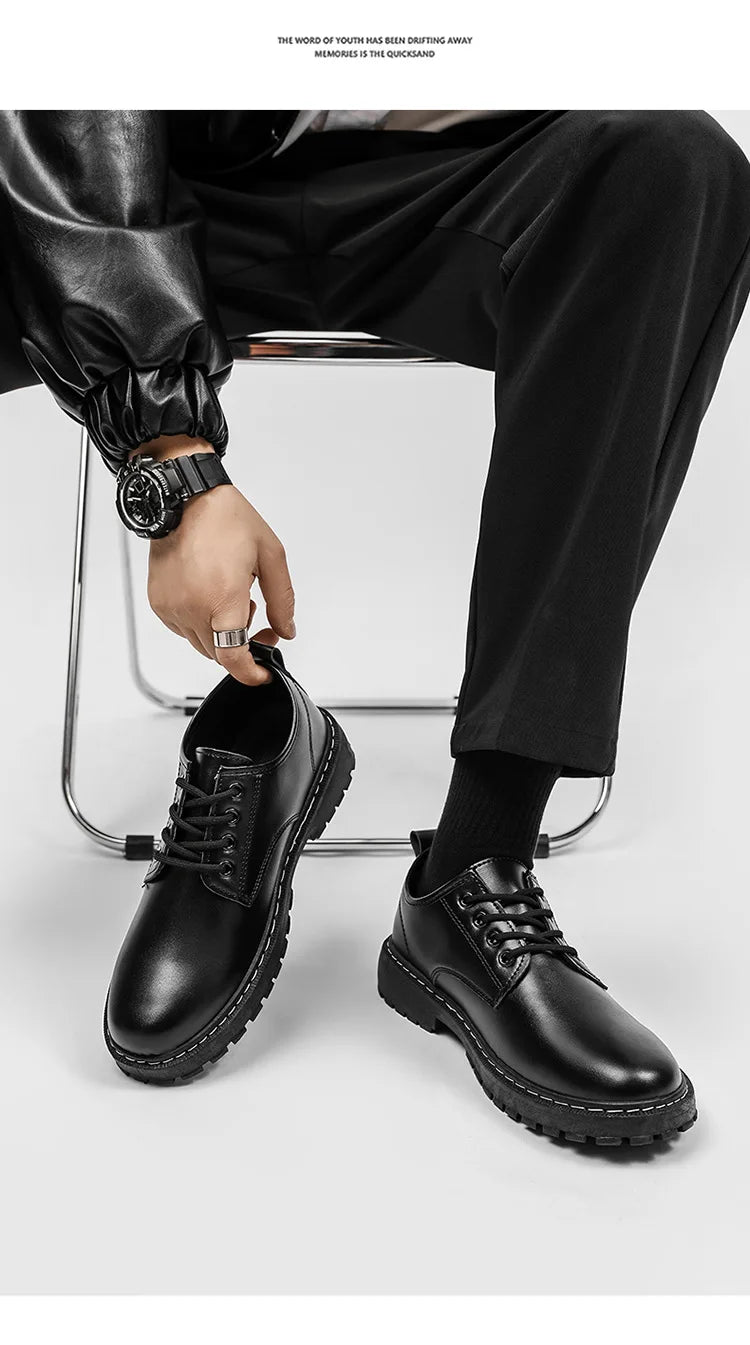 Fashion Gentleman Shoes Luxury Men White Versatile Dress Shoes Summer Sports Shoes Men Casual Leather