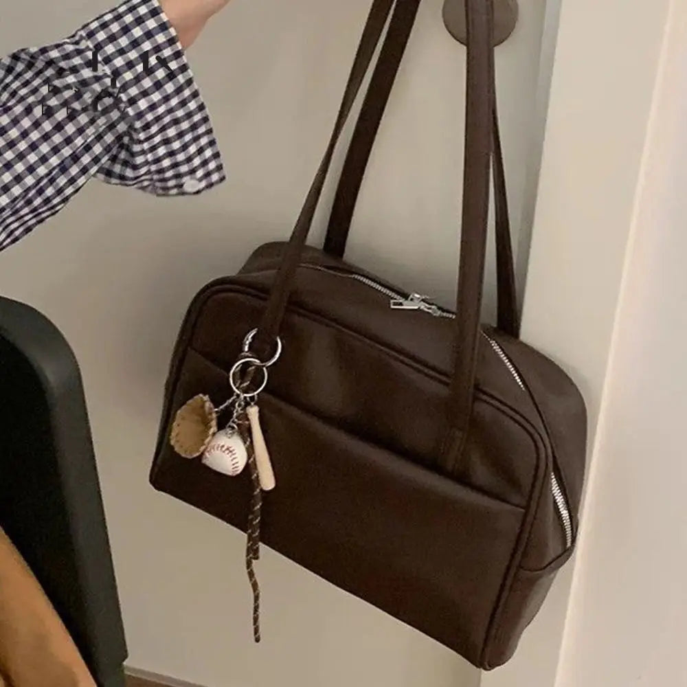 Fashion PU Leather Shoulder Bag Large Capacity Crossbody Bags Tote Bag Women Handbags