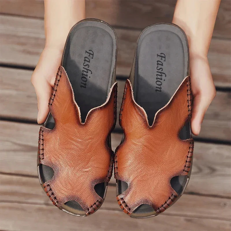 Men's Summer Sandals for Men Shoes Comfortable Man Sandal Low Price Shoe Replicas Luxury Brands Shoes Casual Sneakers Slippers