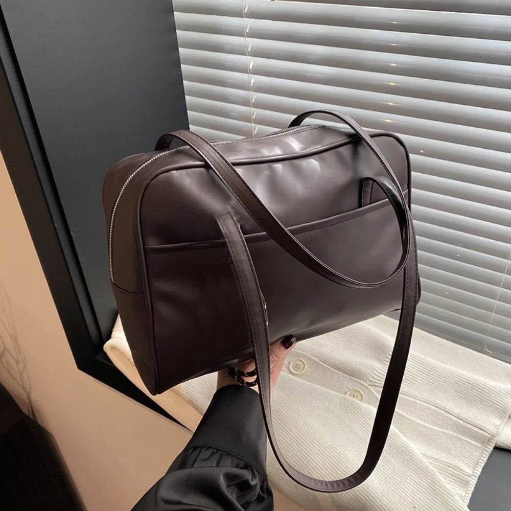 Fashion PU Leather Shoulder Bag Large Capacity Crossbody Bags Tote Bag Women Handbags