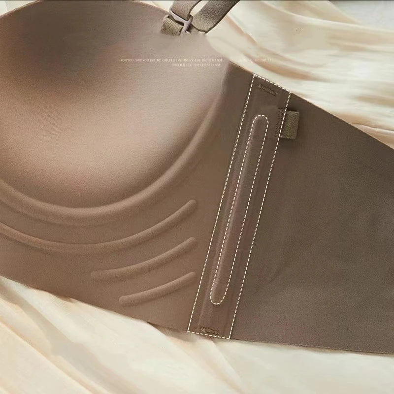 Women's Bra  Half Cup Push Up Small Breasts Show Bigger Side Breasts Seamless Sling Bra No Wires Sexy Sling Bra