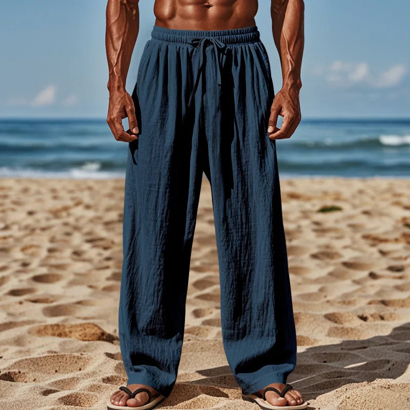 Men's Casual Pants Comfortable and Breathable Daily Wear with Fashionable Men Must Be Large Size Loose