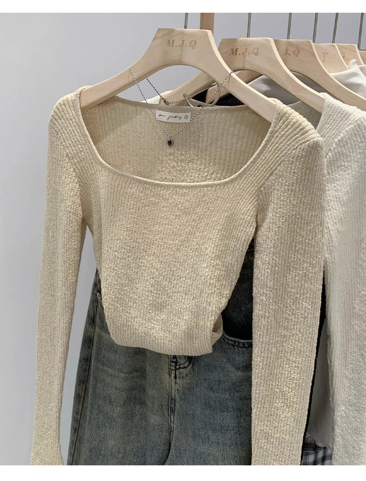 Women Sweater Womens Winter Sweaters Pullover Traf Female Knitting Overszie Long Sleeve Loose Knitted Outerwear ropa de mujer