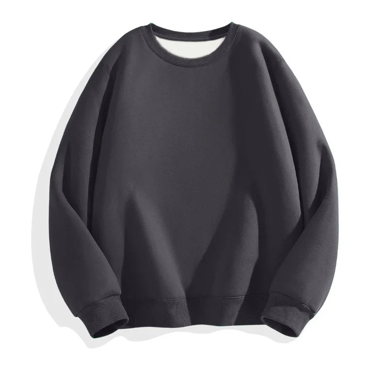 LEGIBLE 2025 Autumn Winter Woman's Hoodies Oversize Female Loose Solid Thicken Fleece Warm Women Sweatshirts Lady