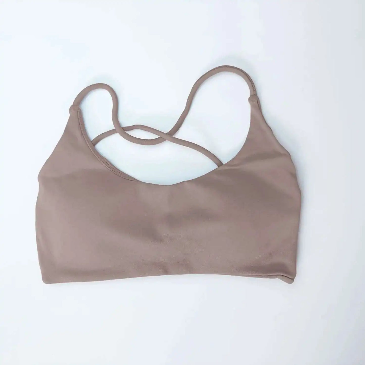 NCLAGEN Twist Back Bra High Support Sports Top Women Gym Clothes Wear Workout  Push-up Seamless Yoga Underwear Fitness Running