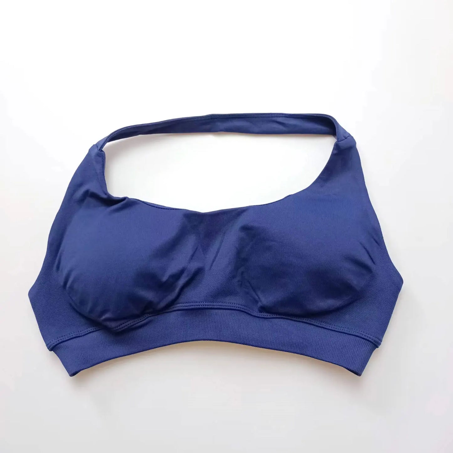 NCLAGEN Sports Bra Women Seamless Halter Top High Support Push-up Open Back Gym wear Fitness Yoga Workout underwear
