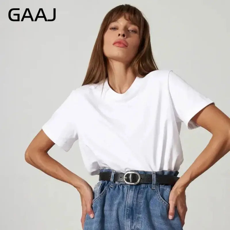 3XL 4XL 100% Cotton Women s T shirt Oversized Casual Solid Tees Short Sleeve Summer Top Plain Streetwear Quality Basic Clothing