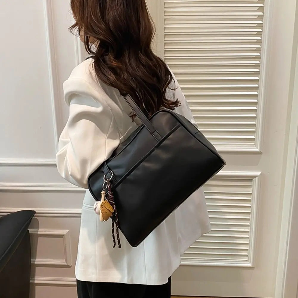 Fashion PU Leather Shoulder Bag Large Capacity Crossbody Bags Tote Bag Women Handbags