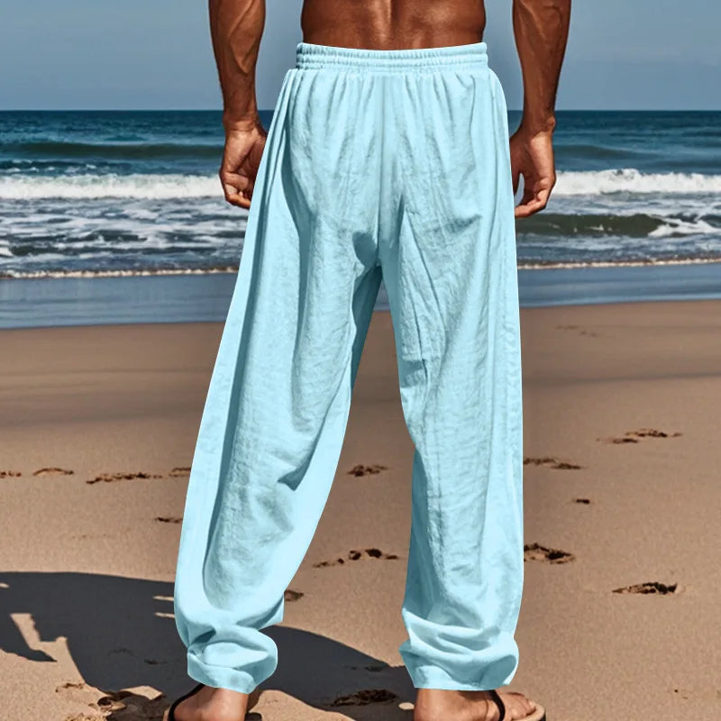 Men's Casual Pants Comfortable and Breathable Daily Wear with Fashionable Men Must Be Large Size Loose