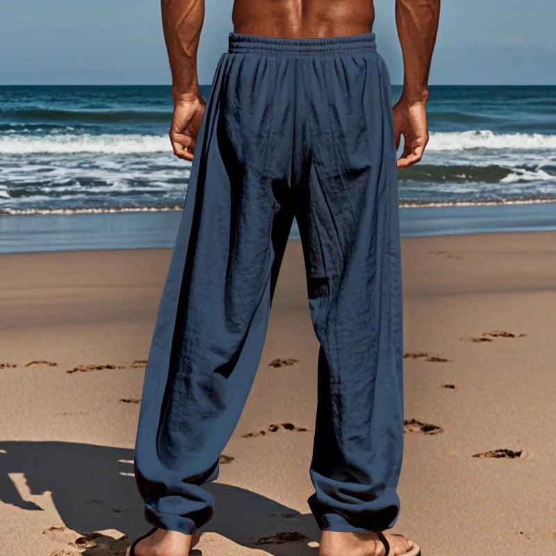 Men's Casual Pants Comfortable and Breathable Daily Wear with Fashionable Men Must Be Large Size Loose